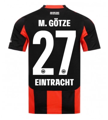 Eintracht Frankfurt Mario Gotze #27 Domácí Dres 2025-26 Krátký Rukáv